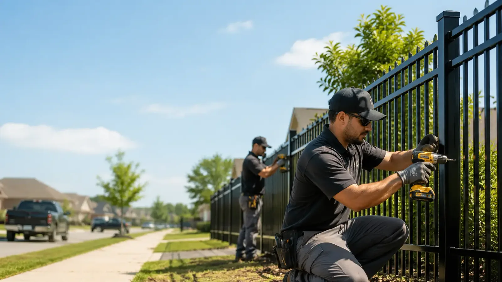 Metal Fence Installation in Woodmere, NY